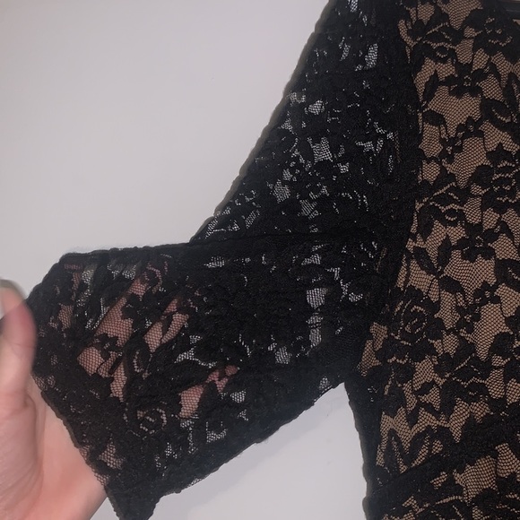 Connected apparel | elbow sleeve lace sheath Open Back Dress Size 14 - Picture 5 of 15